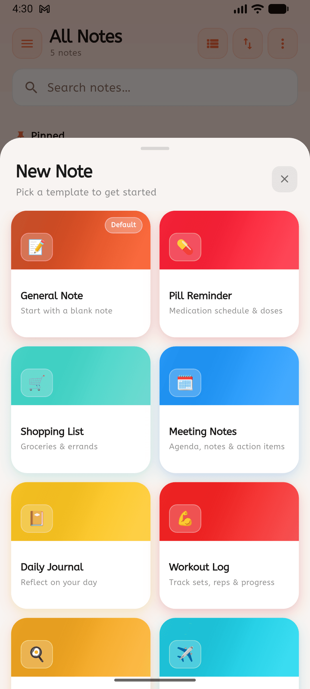 Cuefinity — Your thoughts. Your plans. One place. screenshot 2